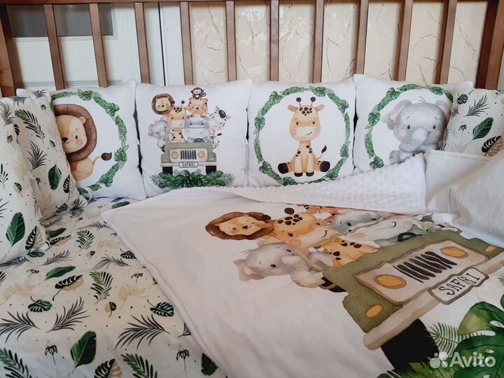 Бортики в детскую кроватку