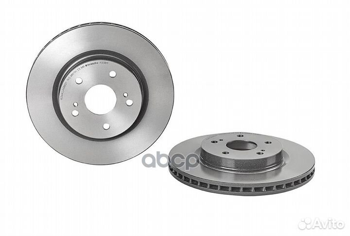 Диск торм. перед.295x25 5 отв. 09.A538.11 Brembo