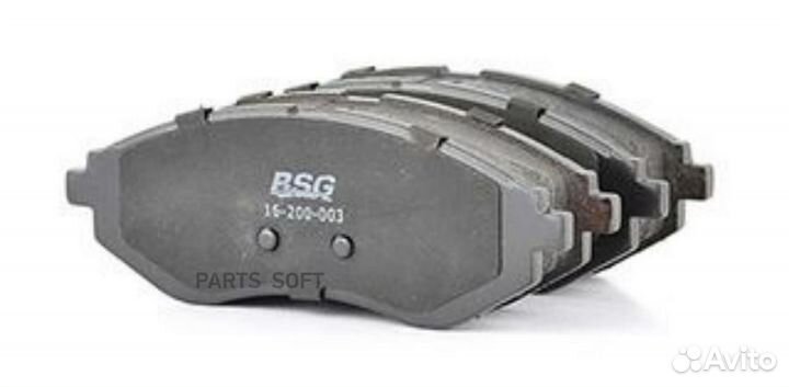 BSG auto parts BSG 16-200-003 Колодки тормозные ch