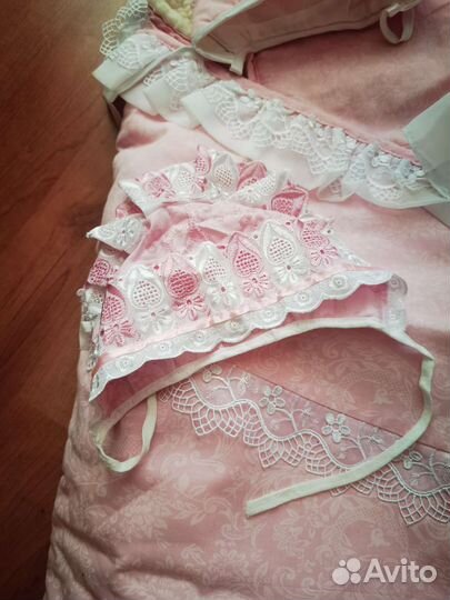 Конверт на выписку для девочки зима