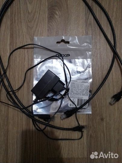 Новый Коммутатор dexp G5 и два Кабеля Патч-корд