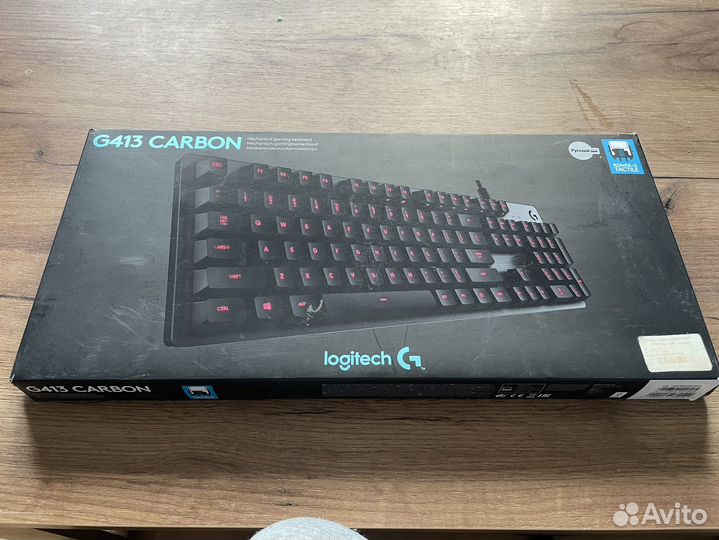 Игровая клавиатура logitech g413 carbon