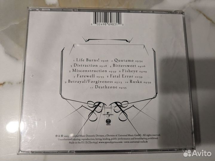 CD Apocalyptica - оригинальные фирменные диски