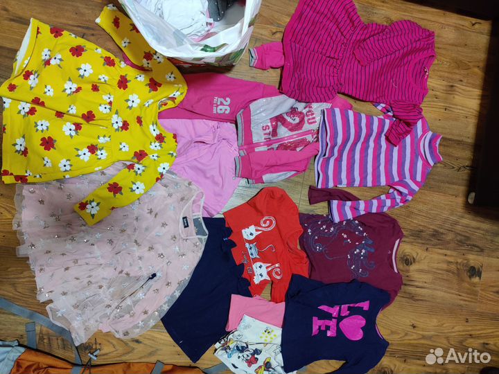 Вещи на девочку 3-4 года пакетом