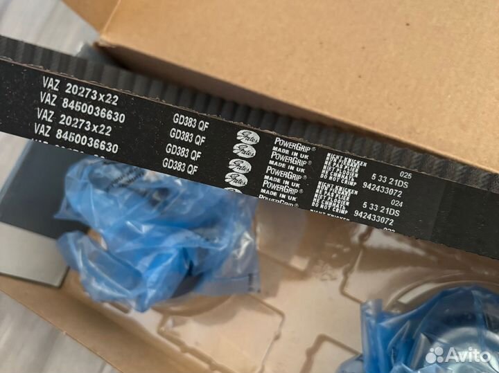 Комплект грм с помпой на vesta cross 1.8