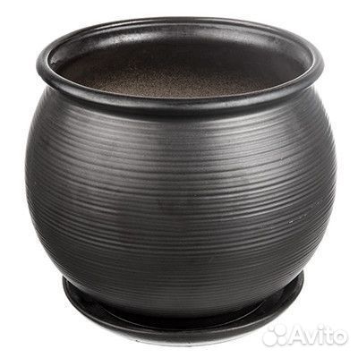 Горшок для цветов керамический Венге 4,9л новые
