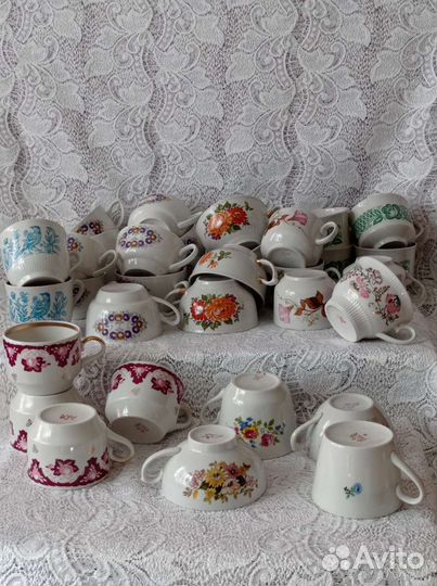 Кружки бокалы чашки СССР Вербилки, лфз, Дулево