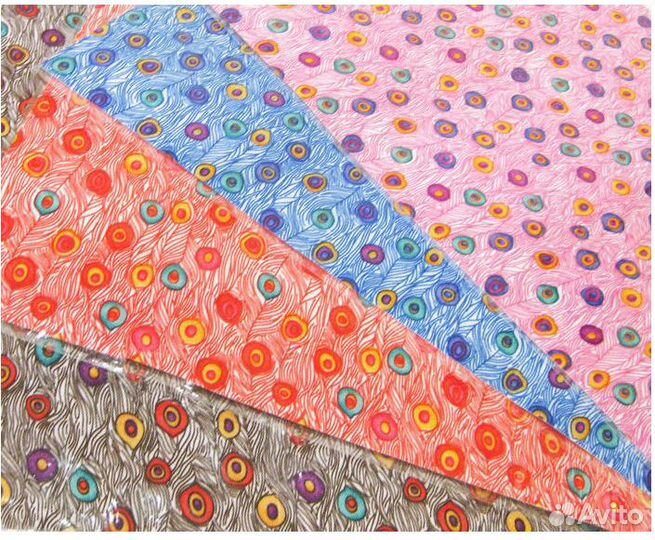 Ткань самоклеющаяся А 4 цвета в ассортименте S-250