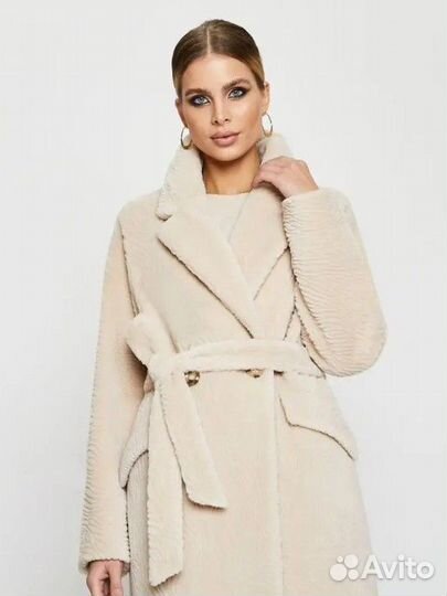 Пальто женское меховое electrastyle 44-48 новое