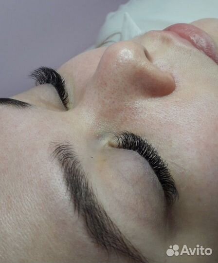 «Наращивание,ламинирование ресниц,оформление брове