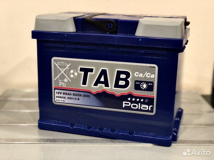 Аккумулятор TAB 66 (обр.пол.)