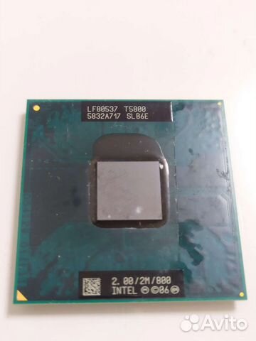 Процессор для ноутбука Intel Core 2 Duo T5800