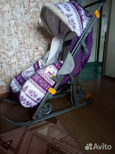 Санки-коляска