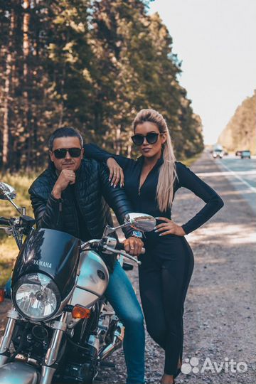Фотосессия на мотоцикле
