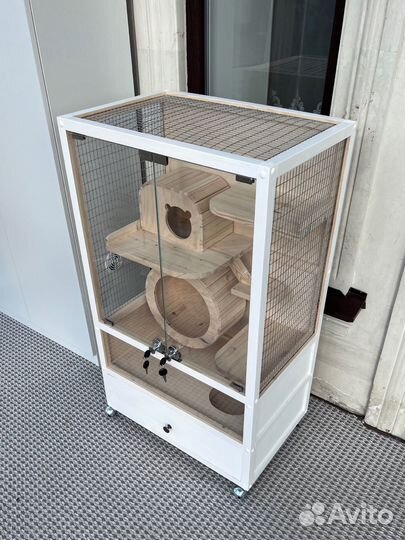Витрина клетка для животных шиншилл крыс белок