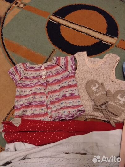Детские вещи на девочку пакетом 80 86 92
