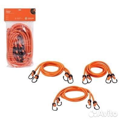 Резинки-стяжки набор 6 шт.: 2 шт.-80см, 2шт.-100см