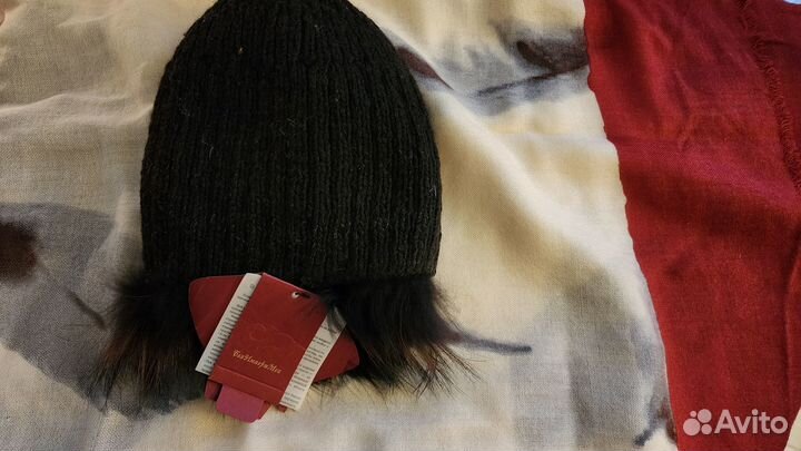 Шапка женская енот снопик