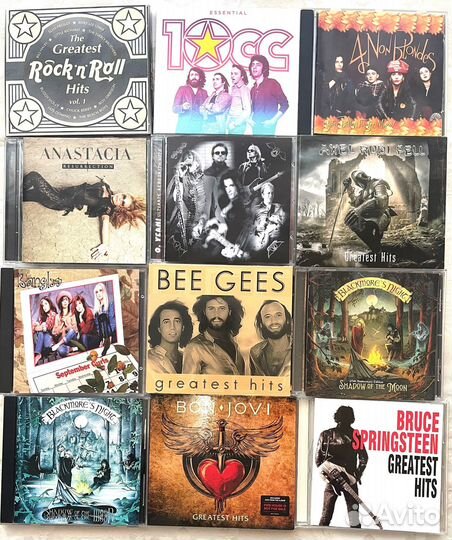 Cd диски рок во всей красе