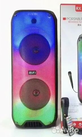 Беспроводная блютус колонка, караоке