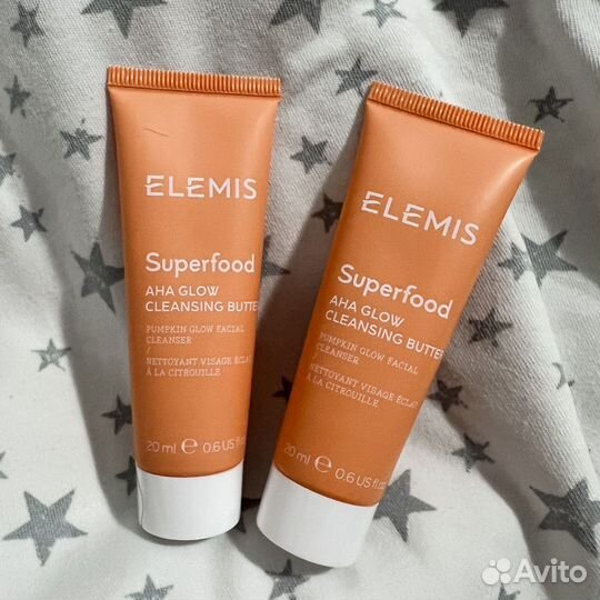 Elemis superfood aha glow cleansing butter 20 мл