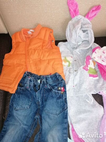 Пакет вещей на девочку 74-80