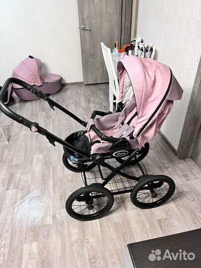 Коляска 2 в 1 эко кожа