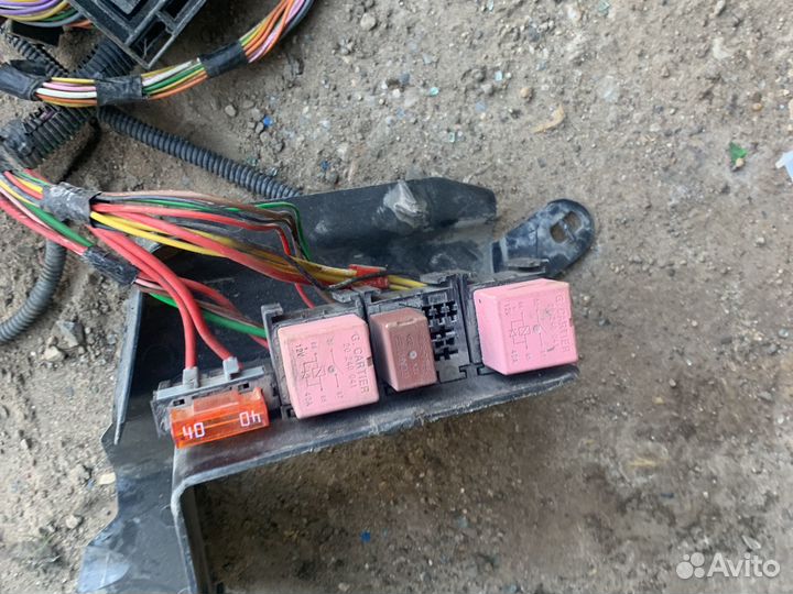Проводка подкапотная renault logan 1 1.4