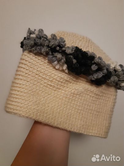 Шапка и митенки (кубаночка)