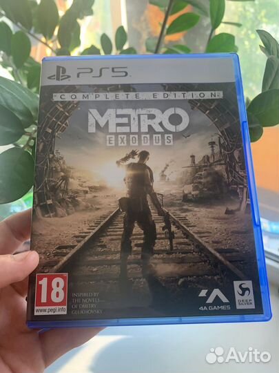 Диск PS5 игра metro exodus complete edition