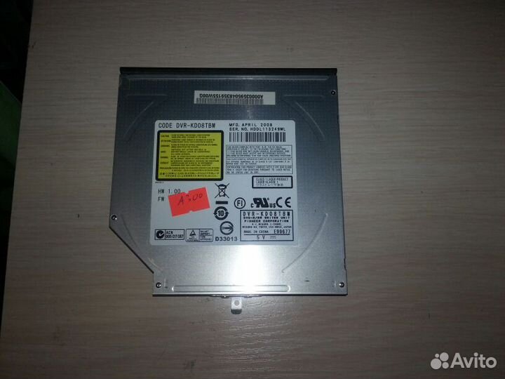Dvd привод ноутбука dvr-kd08tbm