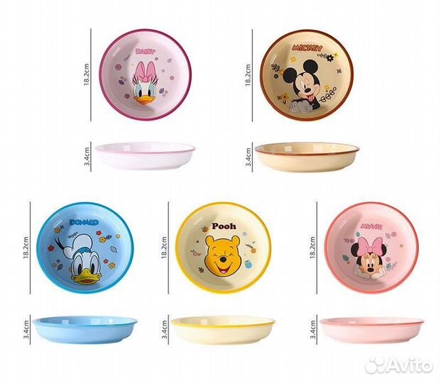 Набор детской посуды керамический