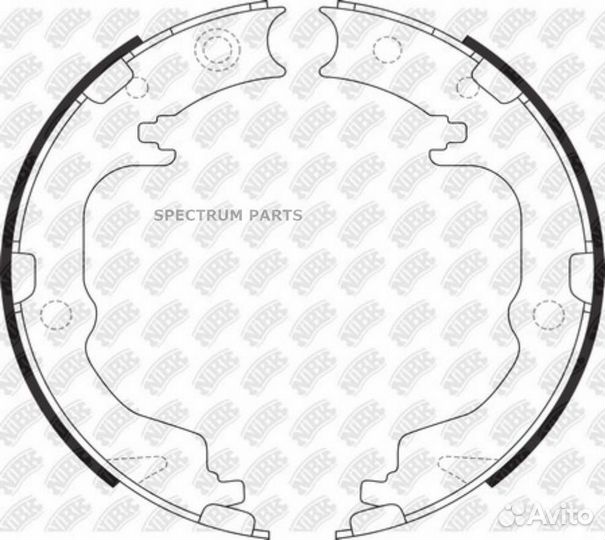 NiBK FN23001 Колодки барабанные NiBK FN23001