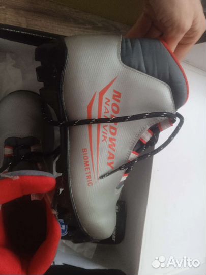 Лыжные ботинки NNN fisher 35/nordway 33