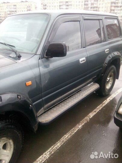 Силовые пороги на Тойота Лэнд Крузер 80