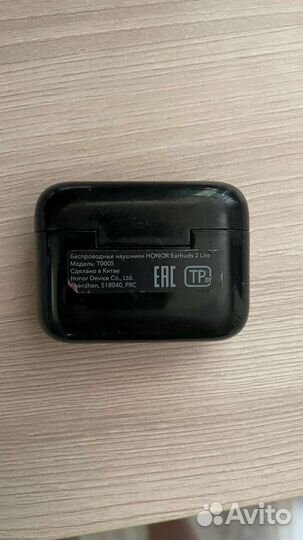 Беспроводные наушники honor earbuds 2 lite