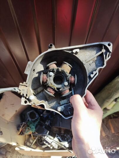 Разобранный двигатель по запчастям irbis ttr 125r
