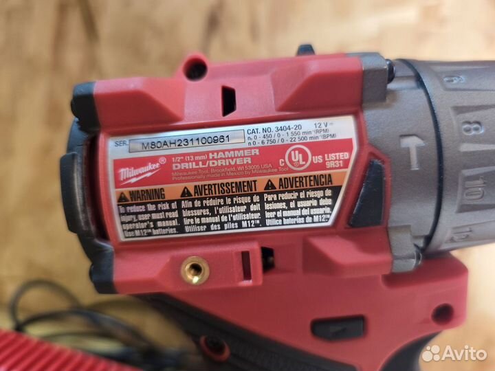 Шуруповерт milwaukee m12