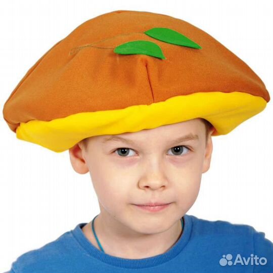 Гриб Маслёнок шапка-маска новая
