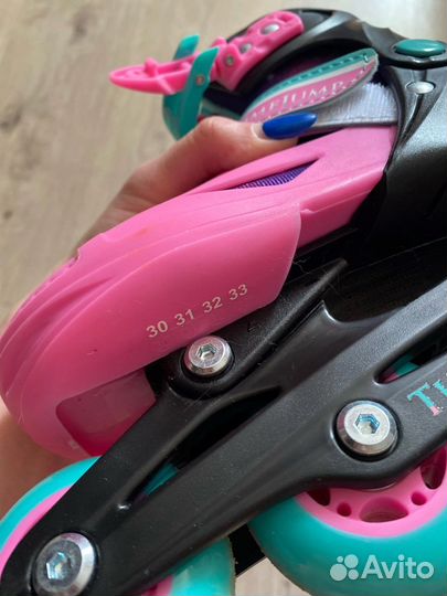 Роликовые коньки детские раздвижные