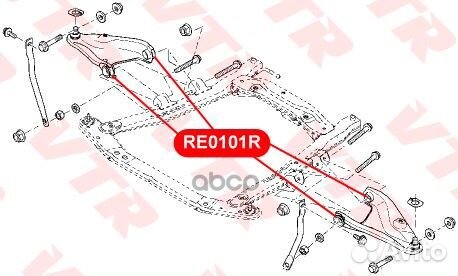 Сайлентблок рычага передней подвески ваз LADA L