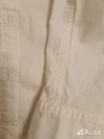Рубашка белая для мальчика Uniqlo 7-8 лет