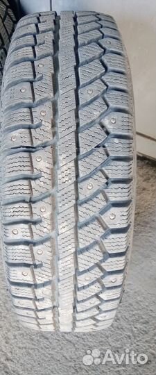 Комплект 175/70/R13 шипованных шин на ваз Cordiant