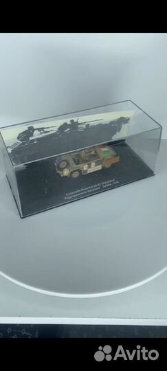 Модель итальянского броневика Сахариана, 1/72