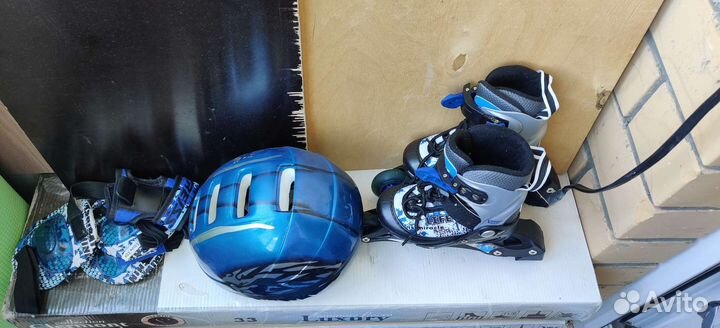 Ролики детские 26-29 с защитой