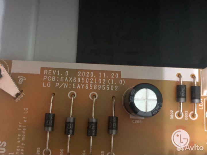 Запчасти для тв LG 43nano776