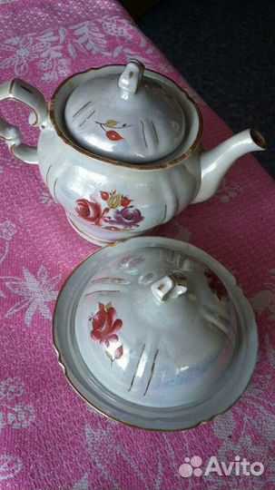 Маслёнка. Чайник для заварки. Набор для специй