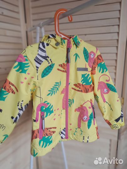 Ветровка для девочки на флисовом подкл. 98 раз