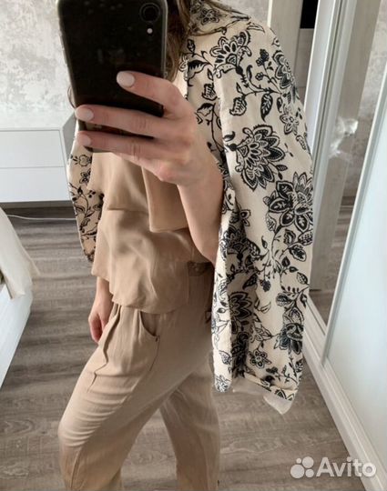 Пиджак жакет лен