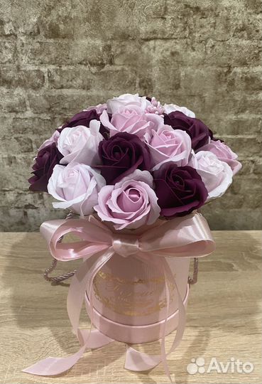 Букет из мыльных цветов